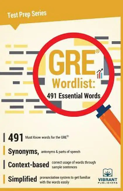 GRE Wordlist: 491 Essential Words by Vibrant Publishers