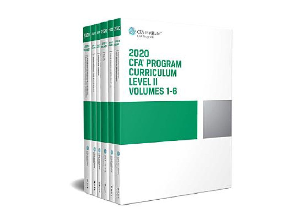 Cfa Program Curriculum 2020 Level II Volumes 1-6 Box Set