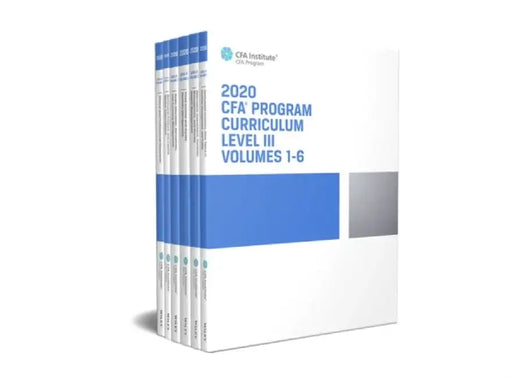 CFA Program Curriculum 2020 Level III, Volumes 1 - 6, Box Set by CFA Institute