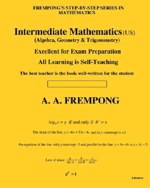 Intermediate Mathematics (US) by Frempong, A. a.