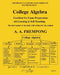 College Algebra by A. a. Frempong