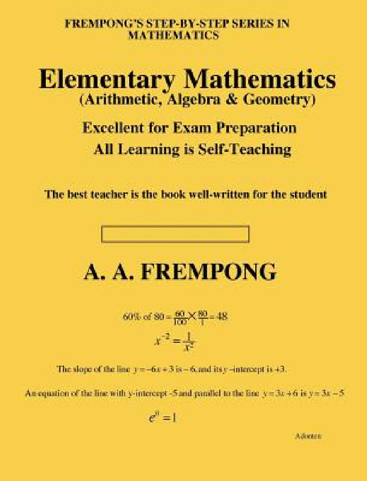Elementary Mathematics by A. a. Frempong