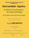 Intermediate Algebra by A. a. Frempong