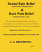 Dental Pain Relief & Back Pain Relief by A. a. Frempong