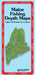 Delorme Maine Fishing Depth Maps by Rand McNally