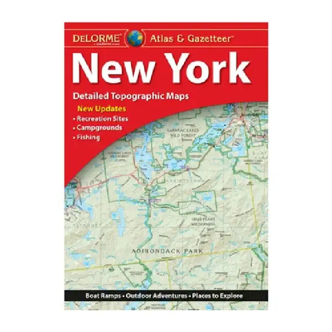 Delorme Atlas & Gazetteer: New York by Rand McNally