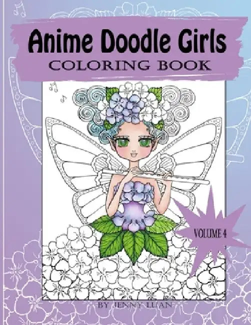 Anime Doodle Girls: coloring book by Jenny Luan