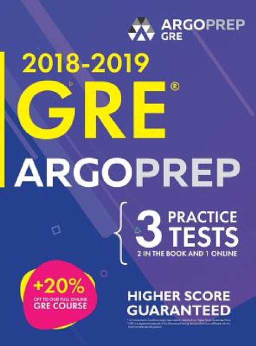 GRE by ArgoPrep: GRE Prep 2018 + 14 Days Online Comprehensive Prep Included + Videos + Practice Tests GRE Book 2018-2019 GRE Prep by ArgoPrep by Argoprep
