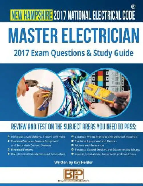 New Hampshire 2017 Master Electrician Study Guide by Brown Technical Publications