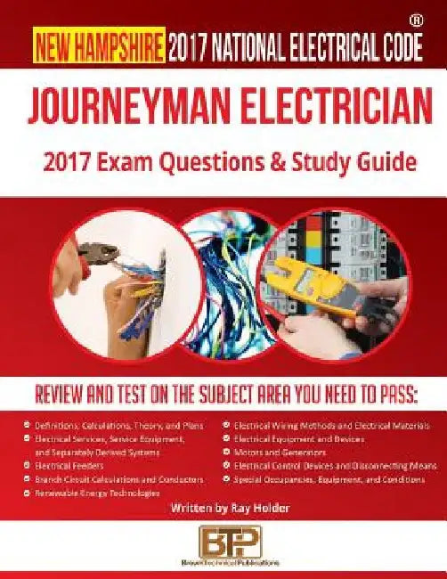 New Hampshire 2017 Journeyman Electrician Study Guide by Brown Technical Publications