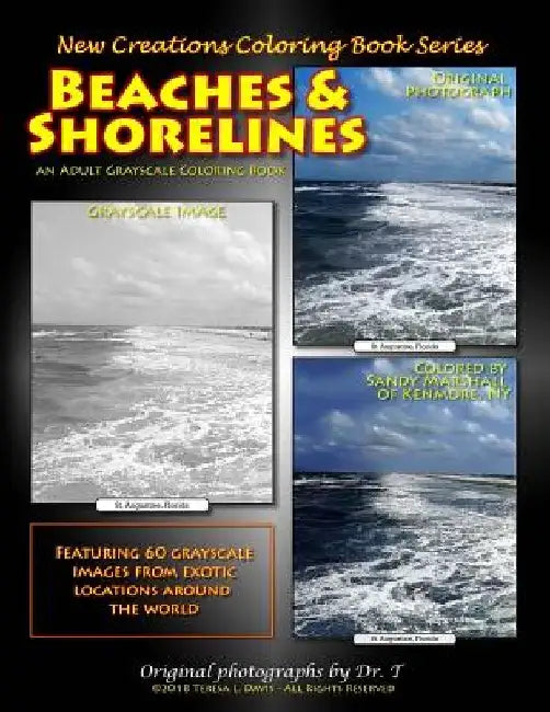 New Creations Coloring Book Series: Beaches & Shorelines by Teresa Davis