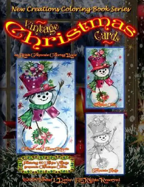 New Creations Coloring Book Series: Vintage Christmas Cards by Brad Davis