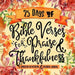 25 Days of Bible Verses for Praise & Thankfulness: A Christian Devotional & Coloring Journal by Shalana Frisby