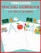 Preschool Tracing Workbook: Letters and Numbers by Blue Wave Press