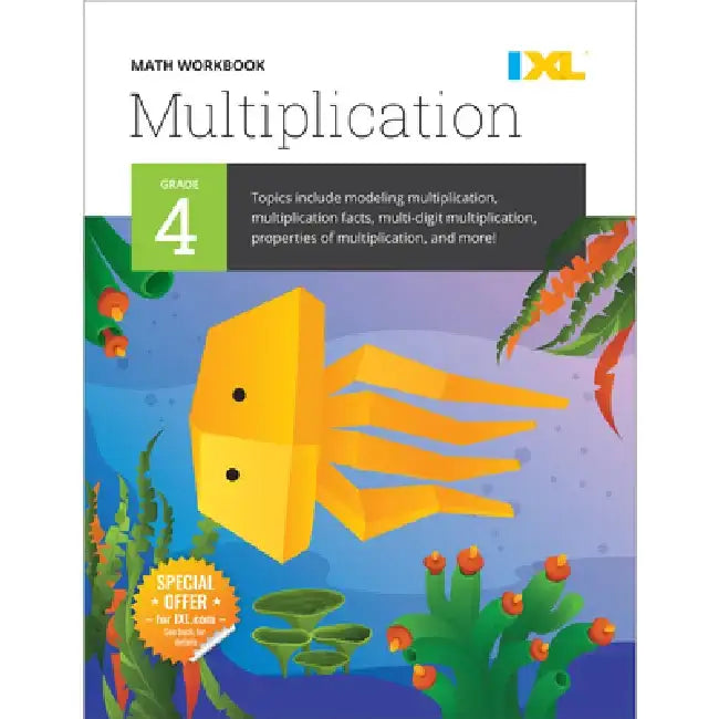IXL Math Workbook: Grade 4 Multiplication by IXL Learning