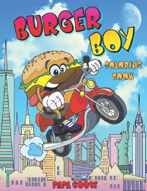 Burger Boy - Coloring Book by Elena Yalcin
