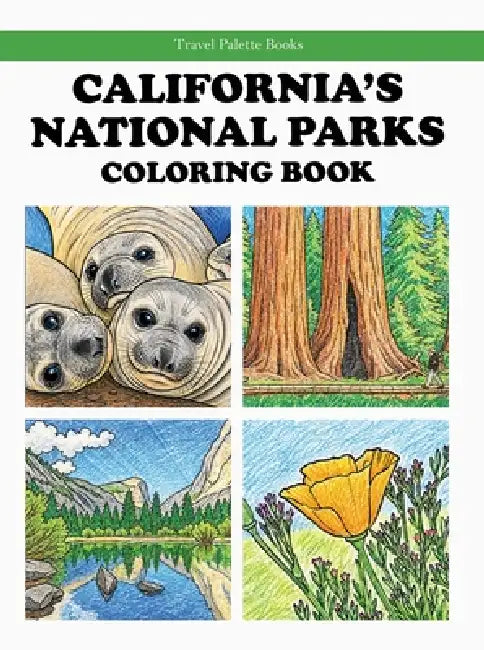 California's National Parks Coloring Book by Rob Bignell
