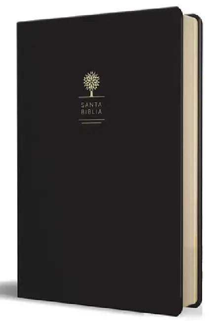 Santa Biblia Rvr 1960 - Letra Grande, Imitación Piel Negra Con Imágenes de Tierra Santa / Spanish Holy Bible Rvr 1960 - Large Print by Reina Valera Revisada 1960