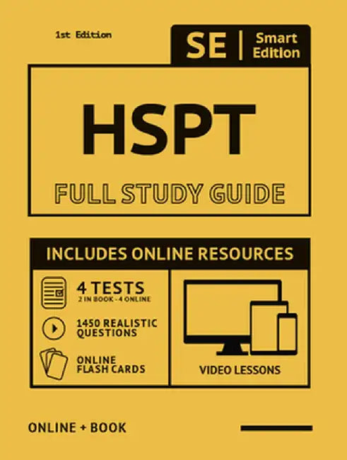 HESI A2 Full Study Guide: Smart Edition Academy HESI A2 Prep Book with 3 Online Practice Tests by Smart Edition