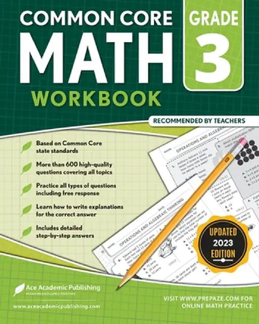 Common Core Math Workbook: Grade 3 by Ace Academic Publishing