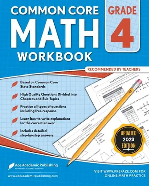 Common Core Math Workbook: Grade 4 by Ace Academic Publishing