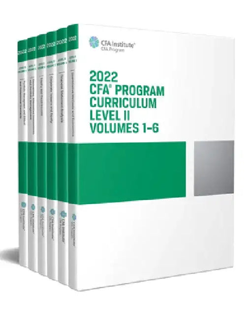 2022 CFA Program Curriculum Level II Box Set by CFA Institute