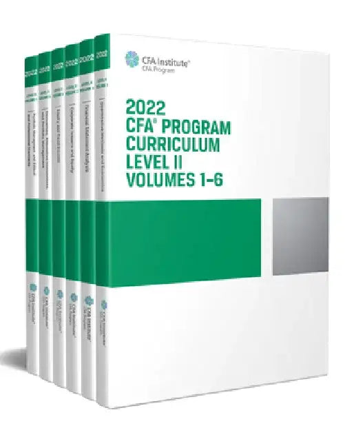 2022 CFA Program Curriculum Level II Box Set by CFA Institute