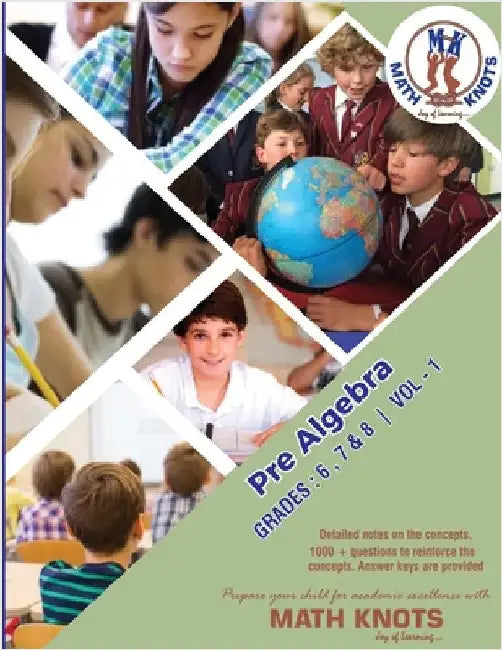 Pre-Algebra: Grades: 6-8 Vol - 1 by Vemuri, Gowri M.