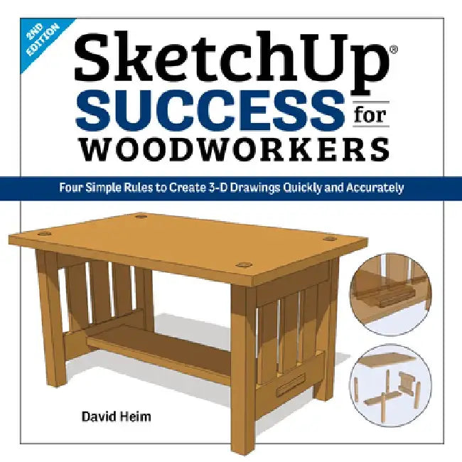 Sketchup Success for Woodworkers: Four Simple Rules to Create 3D Drawings Quickly and Accurately by David Heim