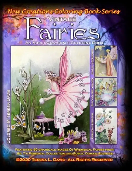 New Creations Coloring Book Series: Vintage Fairies by Brad Davis
