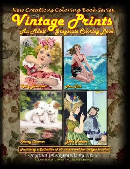 New Creations Coloring Book Series: Vintage Prints by Brad Davis