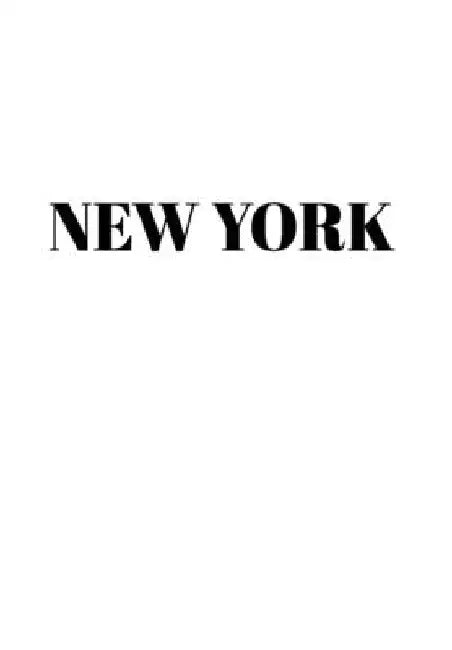 New York Hardcover White Decorative Book for Decorating Shelves, Coffee Tables, Home Decor, Stylish World Fashion Cities Design by Murre Book Decor