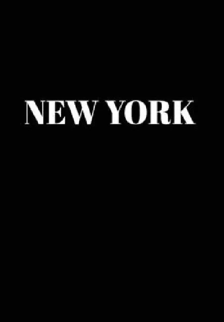 New York: Hardcover Black Decorative Book for Decorating Shelves, Coffee Tables, Home Decor, Stylish World Fashion Cities Design by Murre Book Decor