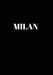 Milan: Hardcover Black Decorative Book for Decorating Shelves, Coffee Tables, Home Decor, Stylish World Fashion Cities Design by Murre Book Decor