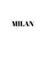 Milan: Hardcover White Decorative Book for Decorating Shelves, Coffee Tables, Home Decor, Stylish World Fashion Cities Design by Murre Book Decor