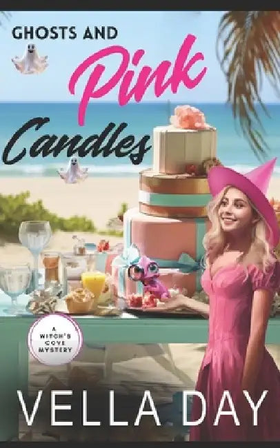 Ghosts and Pink Candles: A Paranormal Cozy Mystery by Vella Day
