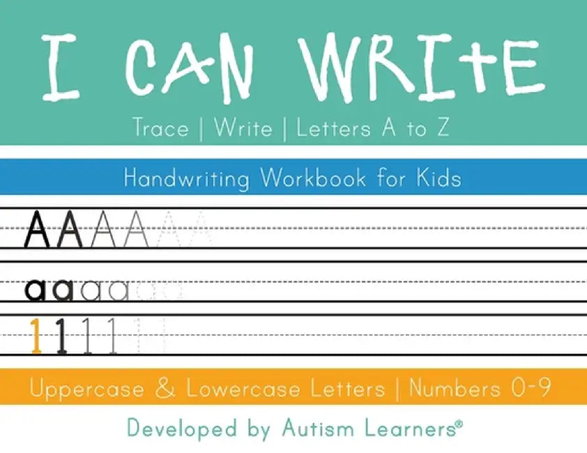 Handwriting Workbook - Uppercase Letters A - Z by Autism Learners
