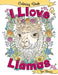 I Llove Llamas Coloring Book by Jen Racine