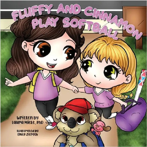 Fluffy and Cinnamon Play Softball by Miele, Laura