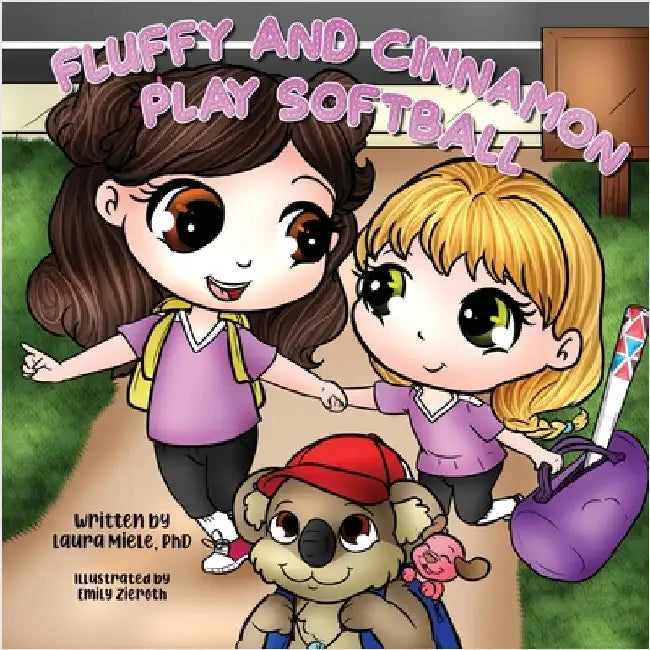 Fluffy and Cinnamon Play Softball by Miele, Laura