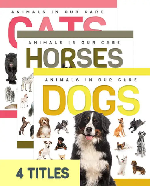 Genius Kid: Animals in Our Care (Set of 4) by Various
