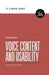 Voice Content and Usability by Preston So
