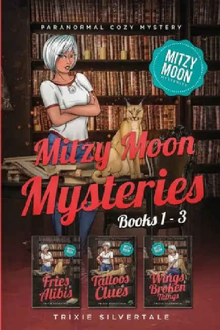 Mitzy Moon Mysteries Books 1-3: Paranormal Cozy Mystery by Trixie Silvertale