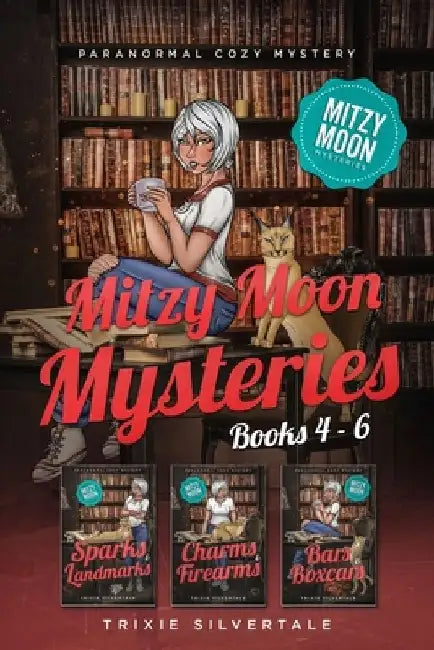 Mitzy Moon Mysteries Books 4-6: Paranormal Cozy Mystery by Trixie Silvertale