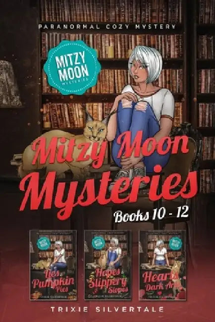 Mitzy Moon Mysteries Books 10-12: Paranormal Cozy Mystery by Trixie Silvertale