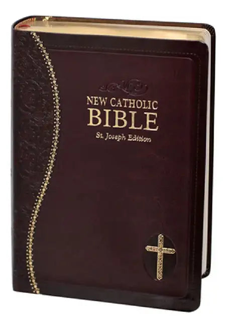 New Catholic Bible Medium Print Dura Lux (Burgundy) by Catholic Book Publishing Corp