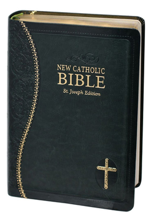 New Catholic Bible Med. Print Dura Lux (Green) by Catholic Book Publishing Corp