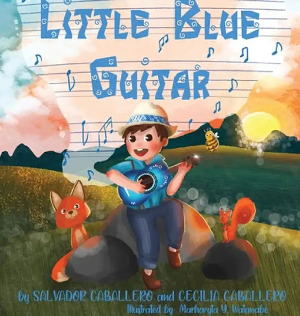 Little Blue Guitar by Cecilia Caballero