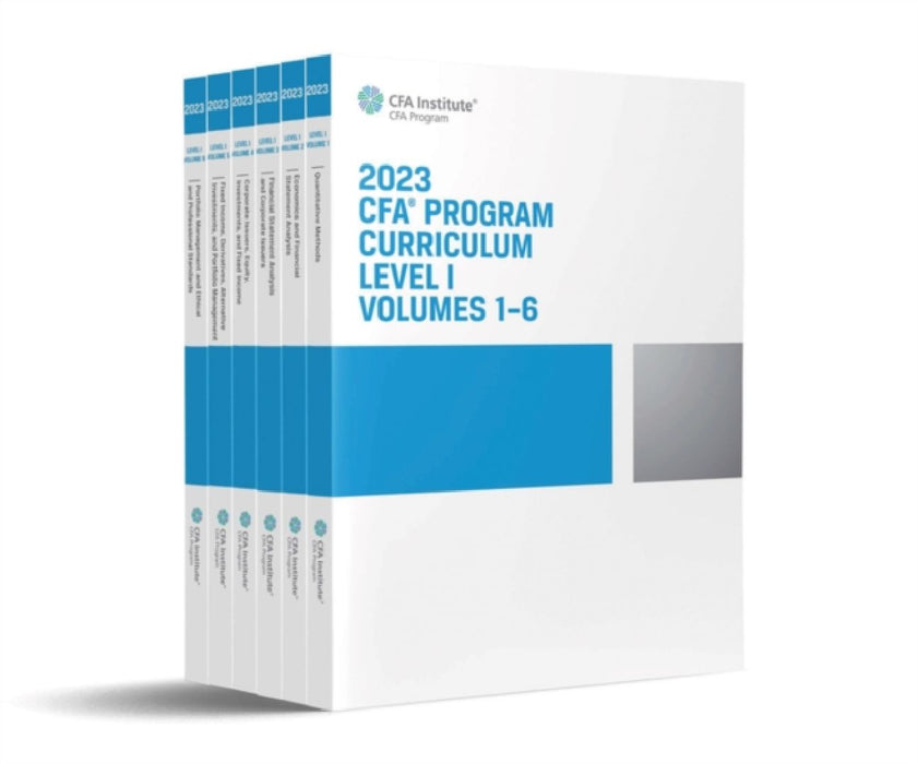 2023 CFA Program Curriculum Level I Box Set by CFA Institute