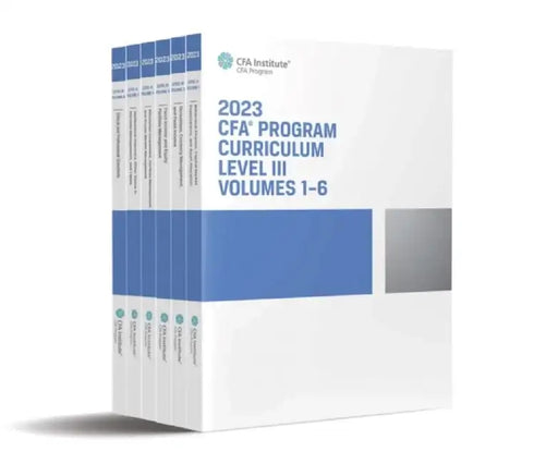 2023 CFA Program Curriculum Level III Box Set by CFA Institute
